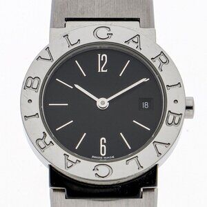 WATCH BVLGARI BB26Stainless Steel Bulgari Bulgari black SS QZ